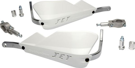 BARKBUSTERS JET Handguards for Straight Handlebar 22MM White JET-001-00-WH