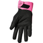 THOR Women's Spectrum MX Motorcross Gloves Black/Pink 2023 Model