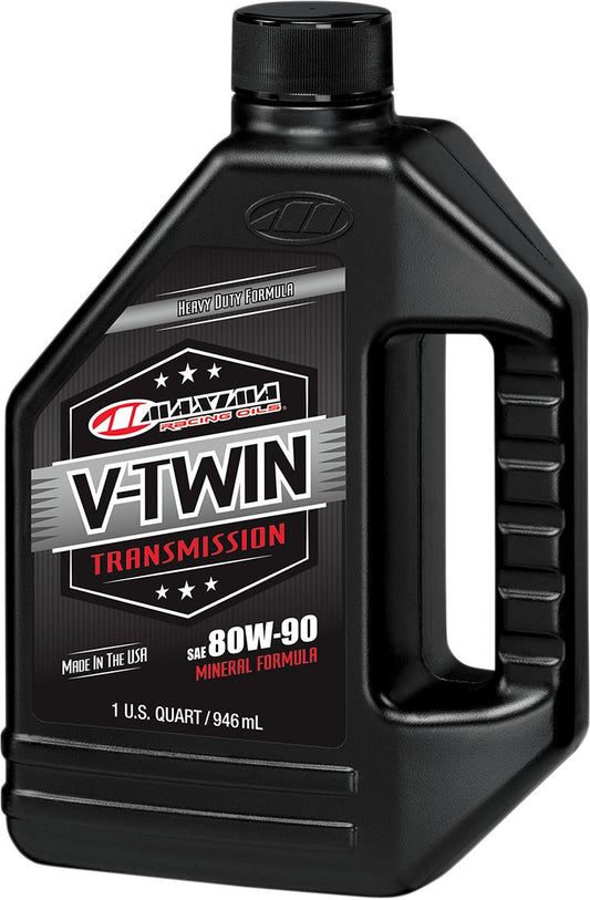 Maxima Engine Oil V-Twin 80w90 946 ml 32 Fl. Oz. Amber