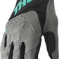THOR Youth Spectrum MX Motorcross Gloves Black/Gray/Mint 2023 Model