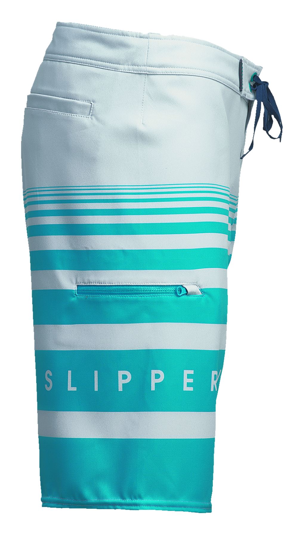 SLIPPERY Watersports Glide Board Shorts Gray/Aqua