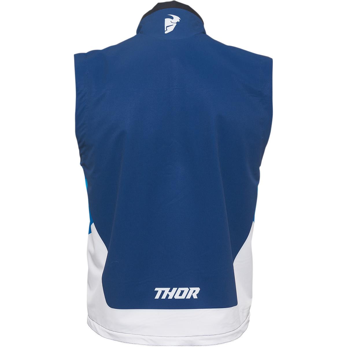 THOR MX Motorcross Warmup Vest Blue 2023 Model