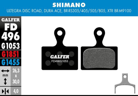GALFER Brake Pad Bicycle FD496G1053