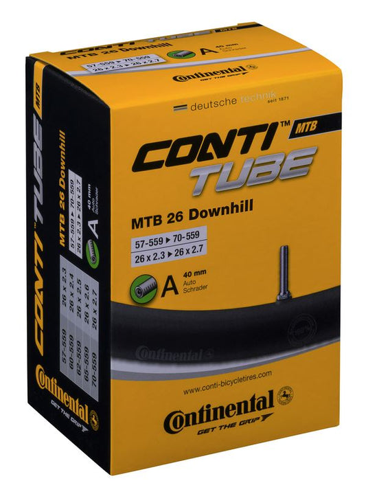 CONTINENTAL ContiTube MTB Bicycle Tube MTB 26"-57-559->70-559