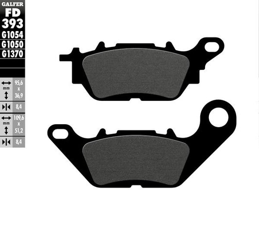 GALFER Brake Pad Semi-Sintered Metal FD393G1054