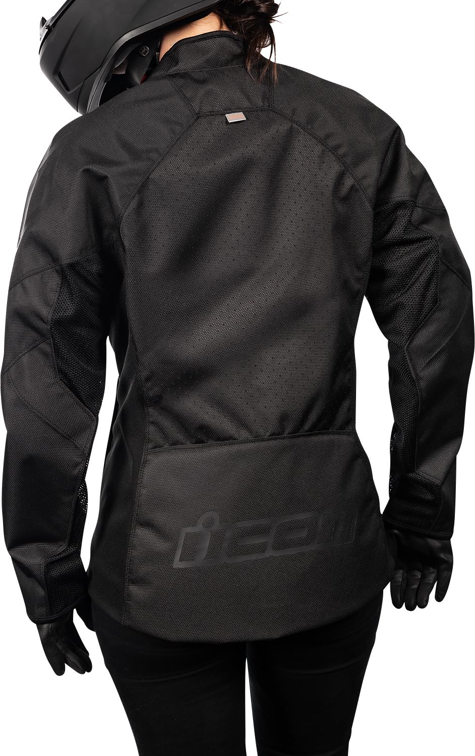 ICON Women's Hooligan™ CE Motorcycle Jacket Black 2023 Model