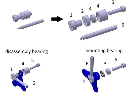 BLACK BEARING TOOL FRAME1 TO-FRAME1