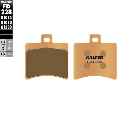 GALFER Brake Pad Street Sintered Metal FD228G1380