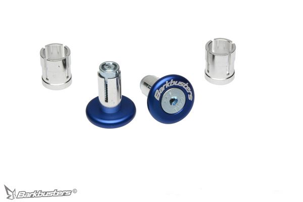 BARKBUSTERS BAR END PLUG 14/18mm Blue B-045-BU