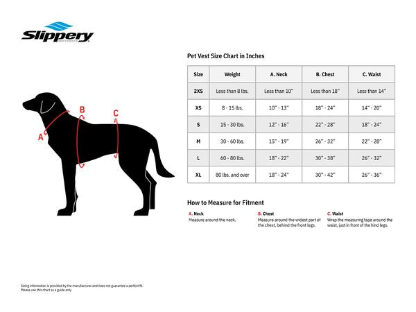 SLIPPERY Watersports Pet Vest S19 Yellow/Green