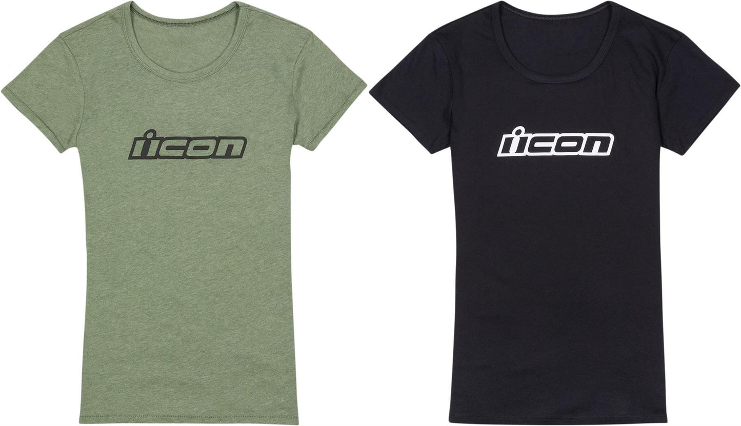 ICON Women's Classic Motorcycle T-Shirt 2023 Model