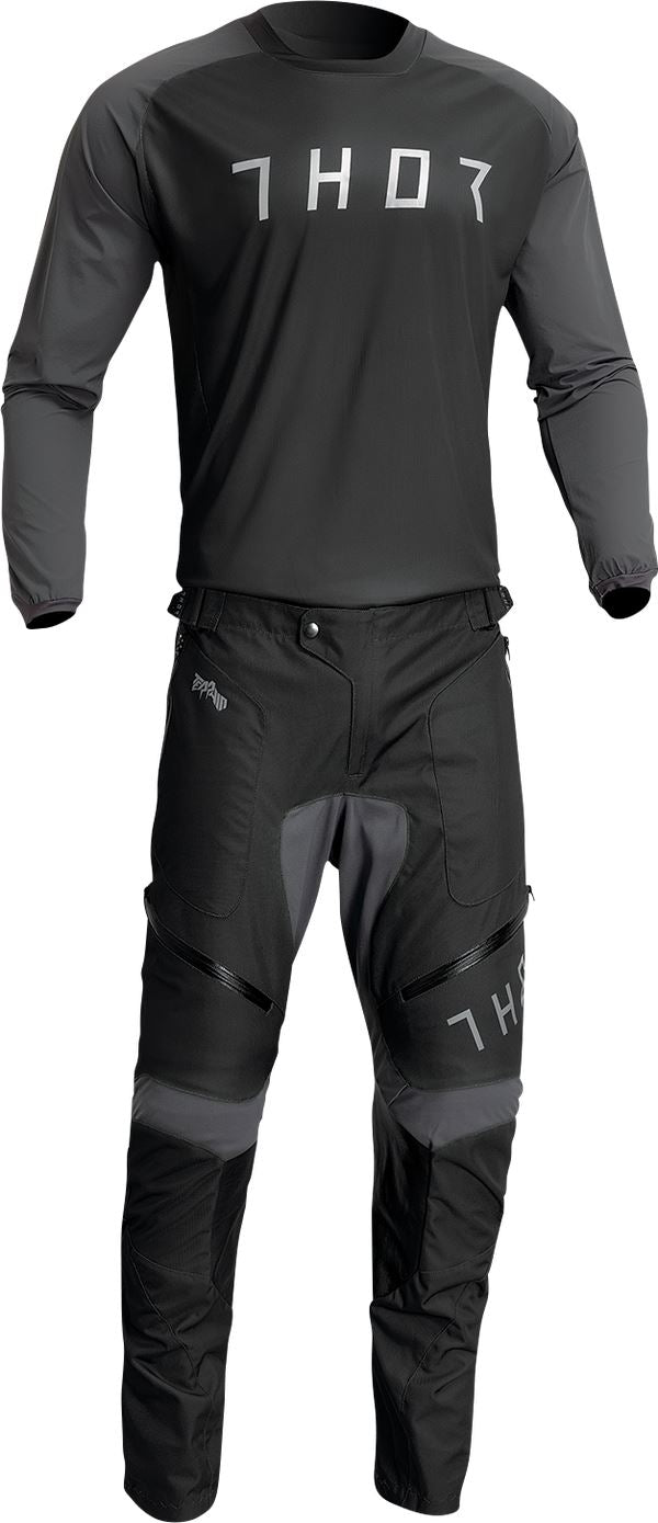 THOR Terrain MX Motorcross Jersey Black/Charcoal 2023 Model