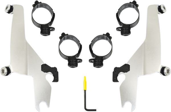 MEMPHIS SHADES Trigger Lock Windshield Mounting Kit Complete Without OEM light bar MEK2047