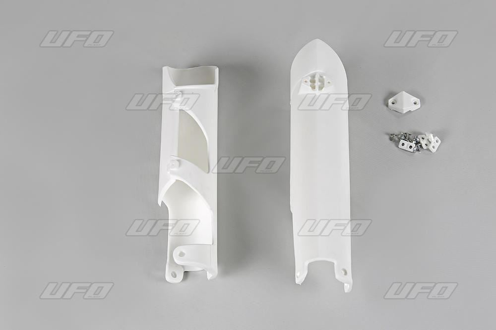 UFO FORK SLIDER PROTECTORS HUSQVARNA TC/TE/FE/FC WHITE HU03356-041