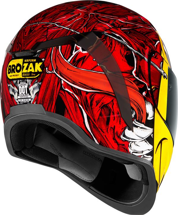 ICON Airform™ Brozak MIPS® Motorcycle Helmet Red - 2023 Model