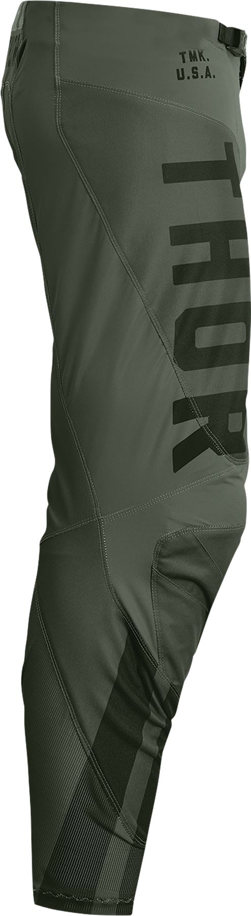 THOR Youth Pulse Combat MX Motorcross Pants Green 2023 Model