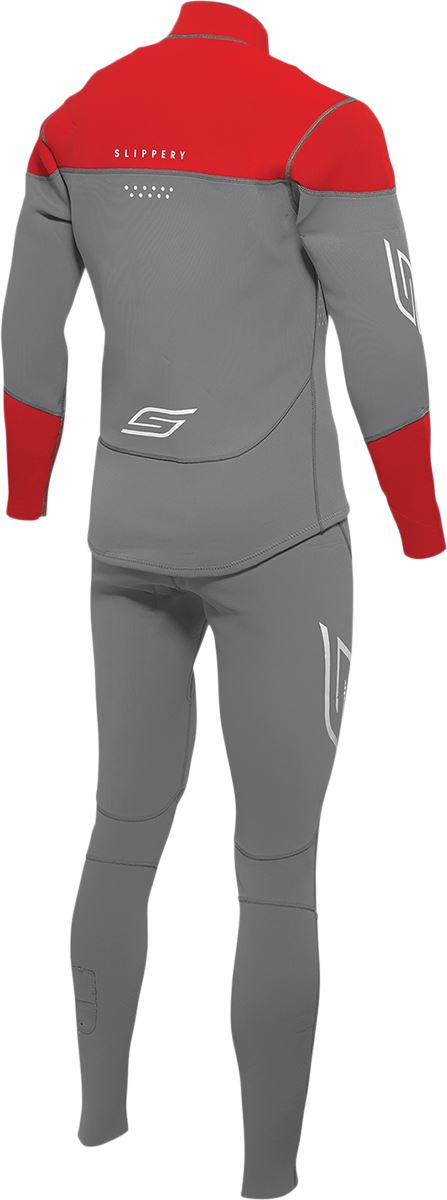 SLIPPERY Watersports Breaker Wetsuit Charcoal/Red