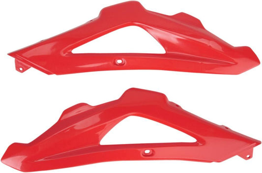 UFO UPPER RADIATOR COVERS HUSQVARNA CR/WR/TE/TC RED HU03316-062