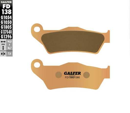 GALFER Brake Pad Street Sintered Metal FD138G1380