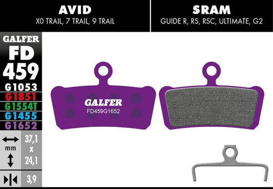GALFER Brake Pad Bicycle FD459G1652