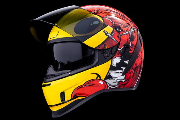 ICON Airform™ Brozak MIPS® Motorcycle Helmet Red - 2023 Model