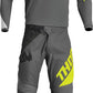 THOR Youth Sector Edge MX Motorcross Jersey Gray/Acid 2023 Model