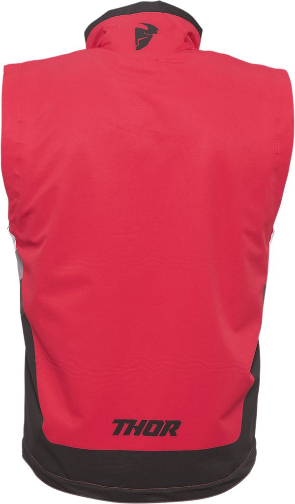 THOR MX Motorcross Warmup Vest Red 2023 Model