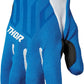 THOR Draft MX Motorcross Gloves Blue/White 2023 Model