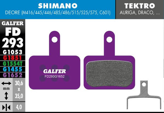 GALFER Brake Pad Bicycle FD293G1652