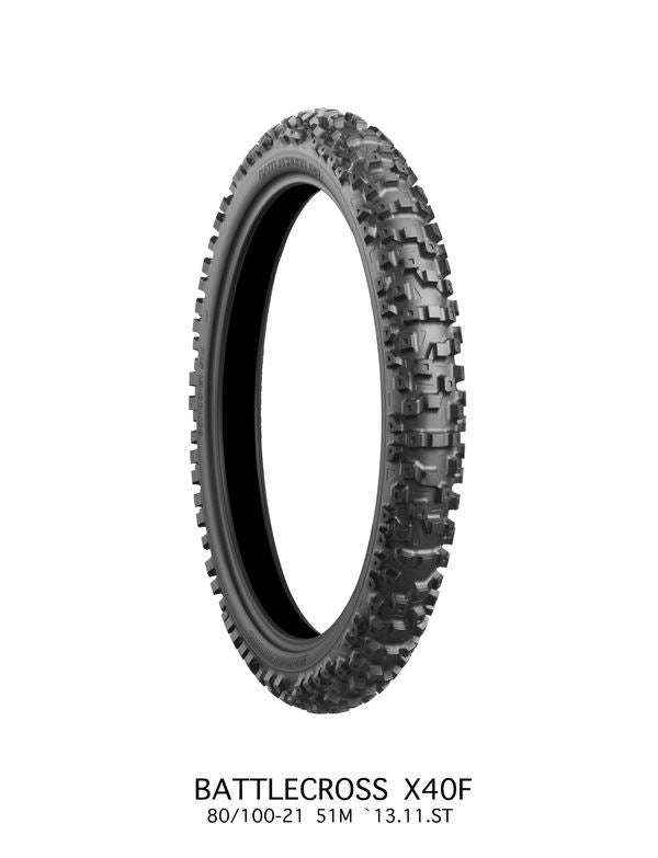 BRIDGESTONE Battlecross X40 HARD 80/100-21 51M TT NHS Tyre