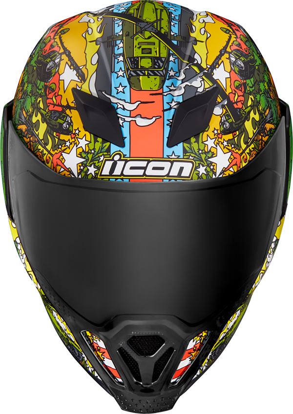 ICON Airflite™ GP23 Motorcycle Helmet Green - 2023 Model