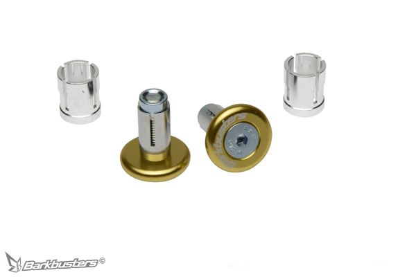 BARKBUSTERS BAR END PLUG 14/18mm Gold B-045-GD