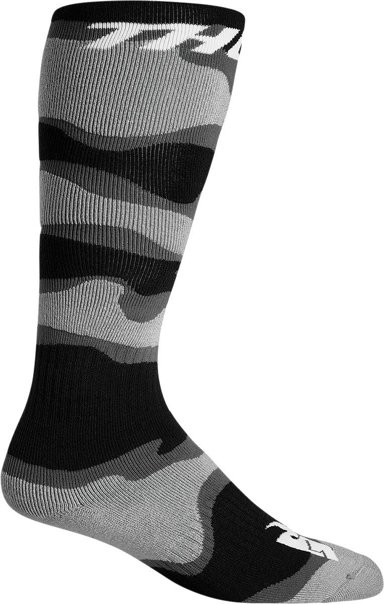 THOR MX Motorcross Camo Socks Gray/White 2023 Model