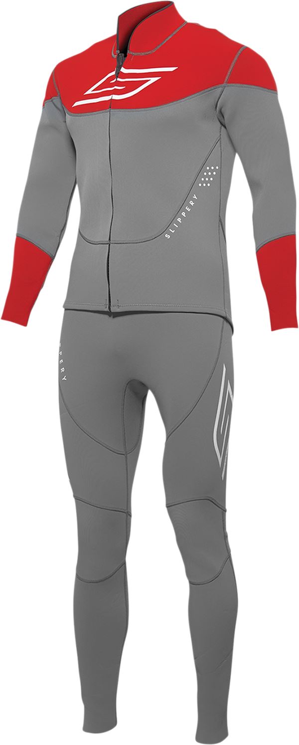 SLIPPERY Watersports Breaker Wetsuit Charcoal/Red