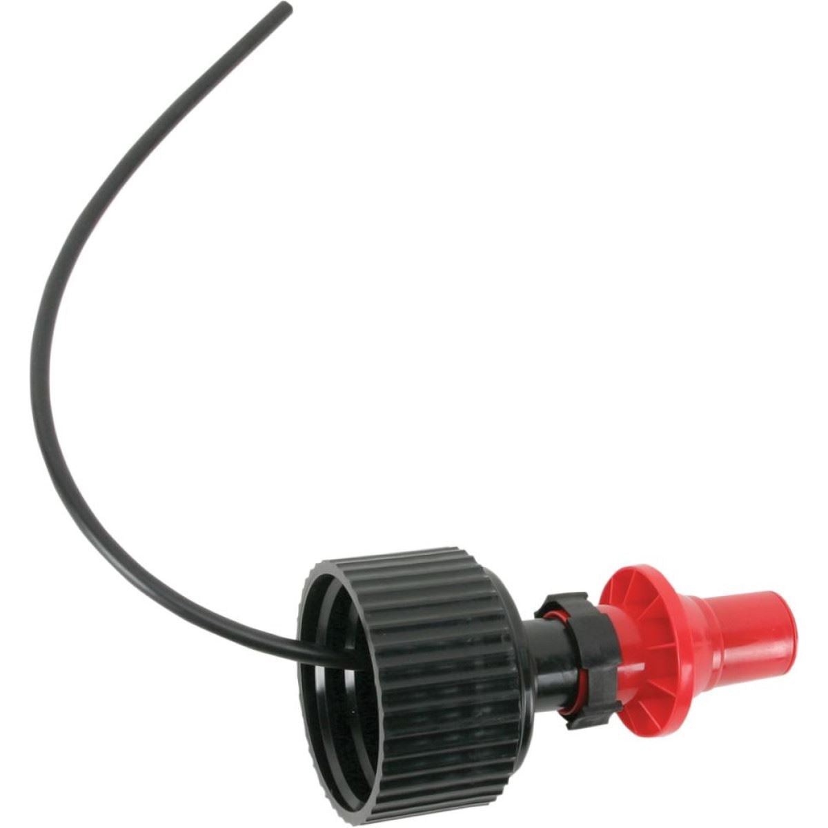 TUFF JUG Spill Proof Spout Black / Red