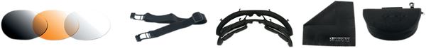 BOBSTER Raptor II Wrap Around Design Black Sunglasses BRA201