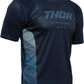 THOR Assist React MX Motorcross Jersey Midnight Blue/Teal 2023 Model