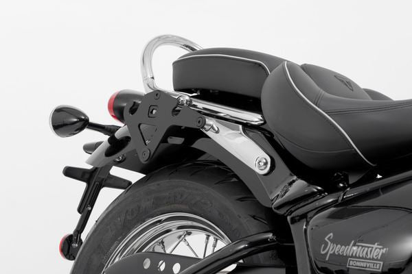 SW MOTECH SLH Side Carrier LH1 R Black BONNEVILLE 1200 SPEEDMASTER ABS 18-22 HTA.11.682.11000