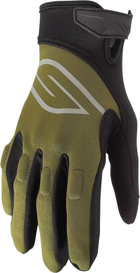 SLIPPERY Watersports Circuit Gloves Olive/Black