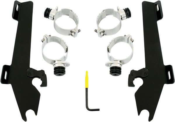 MEMPHIS SHADES Trigger Lock Windshield Mounting Kit Complete MEB1990