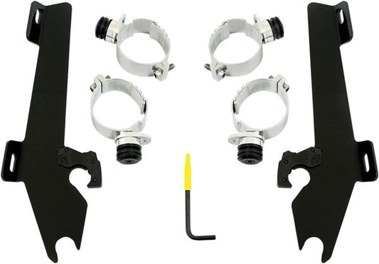 MEMPHIS SHADES Trigger Lock Windshield Mounting Kit Complete MEB1990