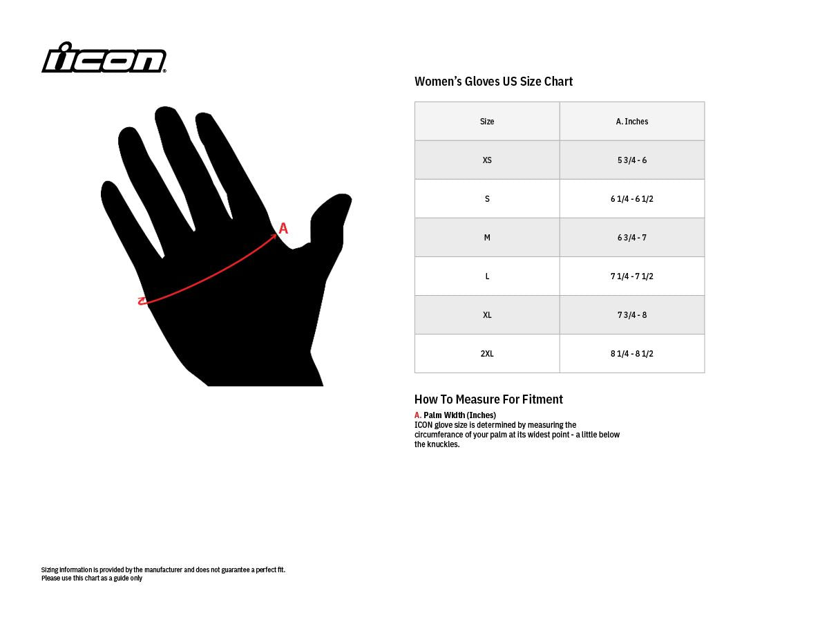 ICON Women's Twenty-Niner™ Motorcycle Gloves Black 2023 Model