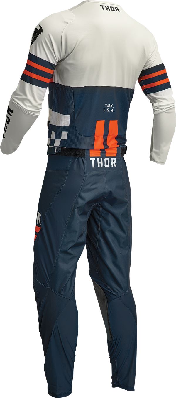 THOR Pulse Combat MX Motorcross Jersey White/Midnight 2023 Model