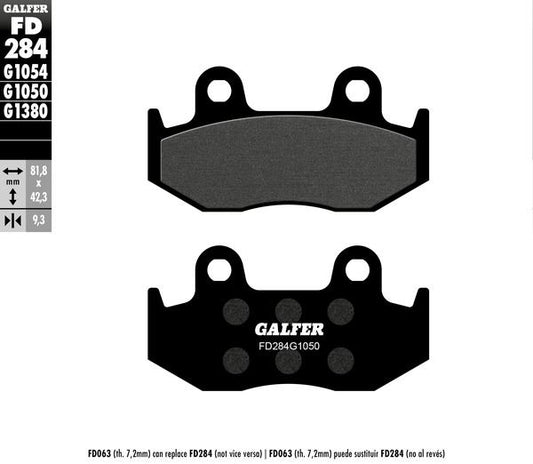 GALFER Brake Pad Street Organic Base FD284G1050