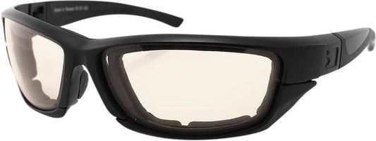 BOBSTER Decoder 2 Convertible, Clear Lens Black Sunglasses BDEC201