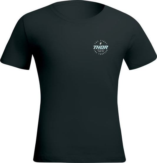 THOR Girl's Stadium MX Motorcross T-Shirt Black 2023 Model