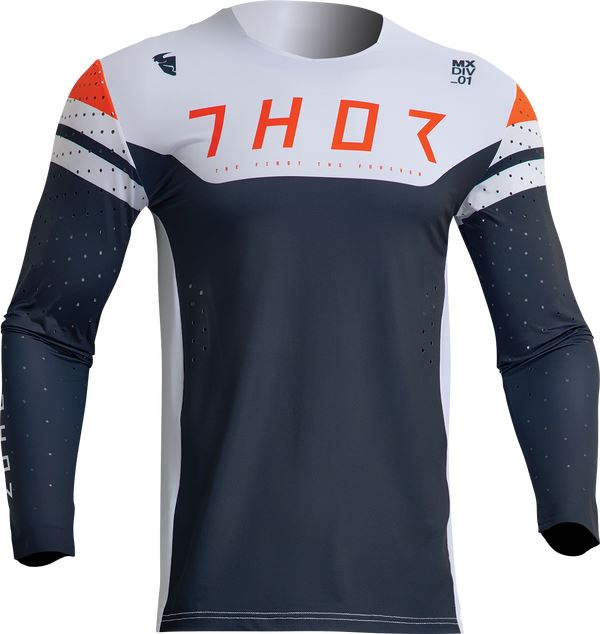 THOR Prime Rival MX Motorcross Jersey Gray/Midnight 2023 Model