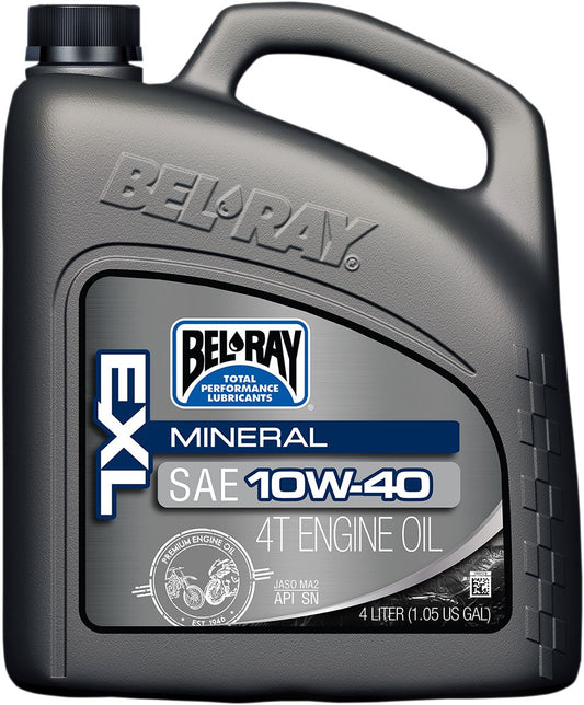 BEL-RAY EXL Mineral 4T Engine Oil 10W-40 4L 99090-B4LW