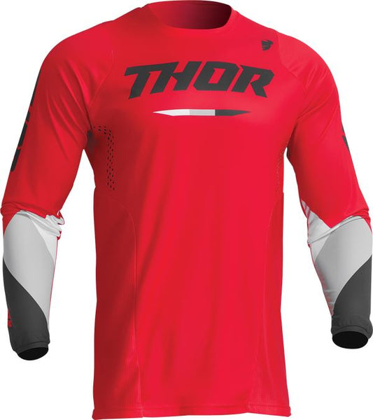 THOR Youth Pulse Tactic MX Motorcross Jersey Red 2023 Model