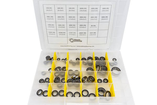 BLACK BEARING BEARING BOX 86PCS